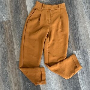 (8) Aritzia Wilfred Camel Brown Pants